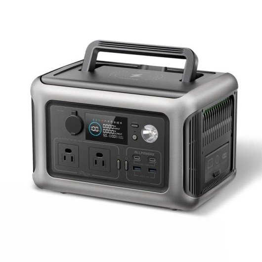 Station d’énergie Allpowers R600 299Wh 8 ports LiFePO4 Charge rapide solaire UPS
