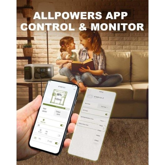 Station d’énergie Allpowers R600 299Wh 8 ports LiFePO4 Charge rapide solaire UPS