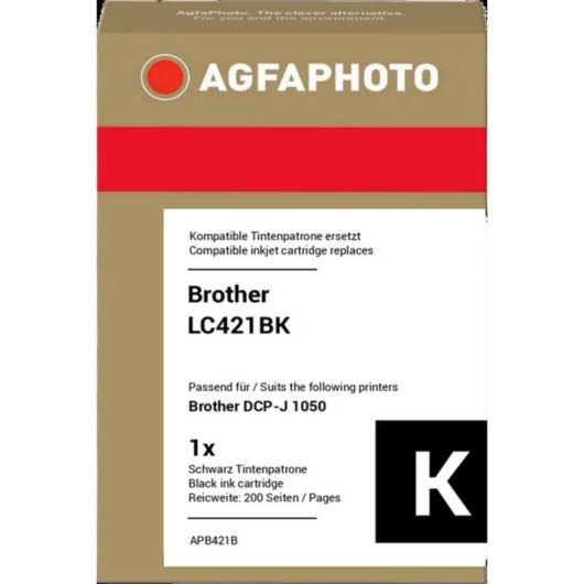 Cartucho de tóner AGFAPHOTO compatible Brother negro