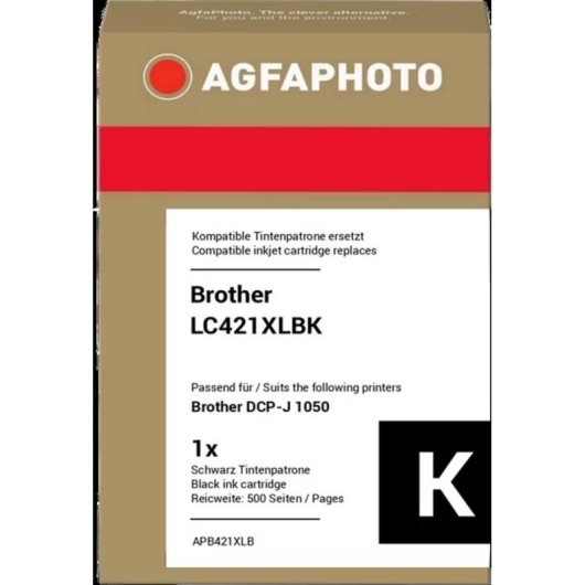 Cartucho tinta negro AGFAPHOTO compatible Brother