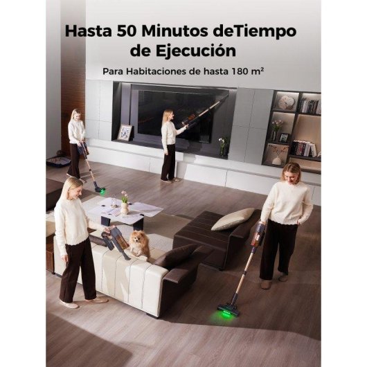 Aspirapolvere senza Fili Proscenic 550W 50 min 50 kPa Anti-groviglio Animali