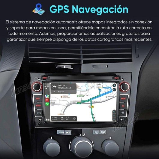 Autoradio JUNSUN 7" Android 15 2+64GB Carplay GPS Opel