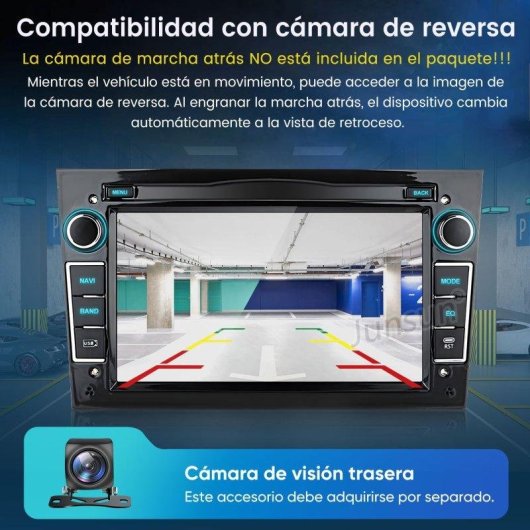Autoradio JUNSUN 7" Android 15 2+64GB Carplay GPS Opel