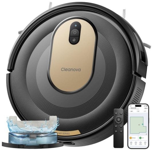 Robot Aspirador Vactidy W8 Navegación Inteligente 5.000 Pa Potente Succión