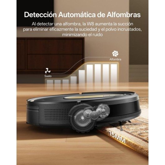 Robot Aspirador Vactidy W8 Navegación Inteligente 5.000 Pa Potente Succión