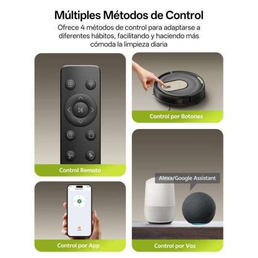 Robot Aspirador Vactidy W8 Navegación Inteligente 5.000 Pa Potente Succión