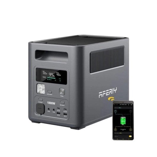 Station d’énergie AFERIY Nomad1800 1024Wh 2 ports AC, 4 USB LiFePO4