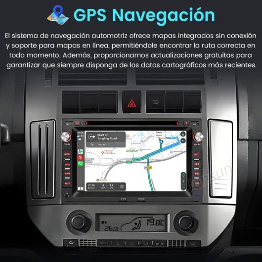 Autoradio JUNSUN 7'' Android 15 Octa Core GPS