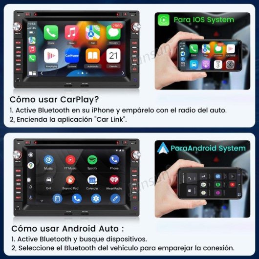 Autoradio JUNSUN 7'' Android 15 Octa Core GPS