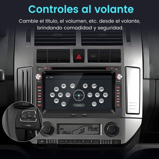 Autoradio JUNSUN 7'' Android 15 Octa Core GPS