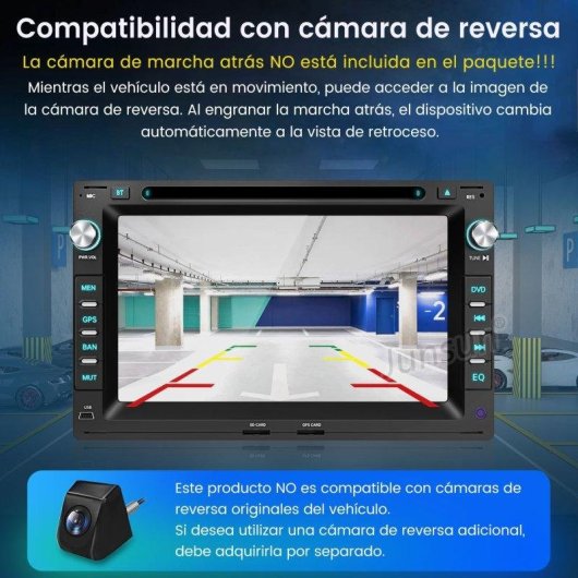 Autoradio JUNSUN 7'' Android 15 Octa Core GPS