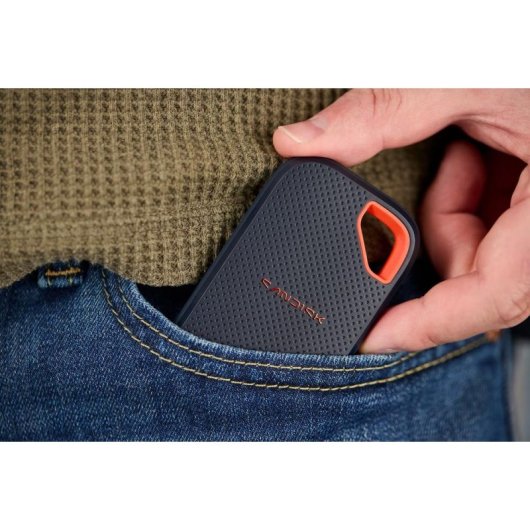Disco Rígido SanDisk Extreme Portable 500GB SSD USB-C 3.2 Gen 2x2 AES 256 bits