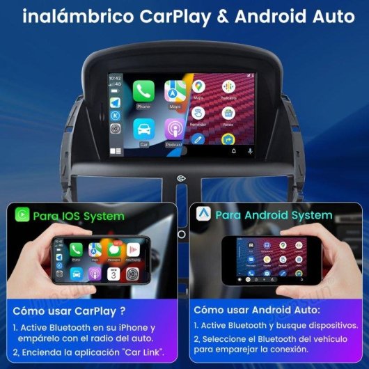 Autoradio JUNSUN para Peugeot 207 Android 15 2GB 64GB CarPlay GPS Bluetooth