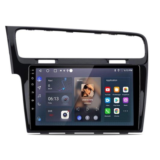 Autoradio JUNSUN Android 6+128gb Octa Core CarPlay GPS BT für VW Golf VII