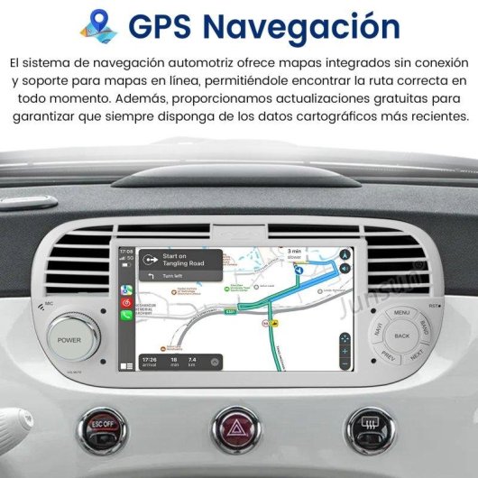 Autoradio JUNSUN 2+64gb Android 15 CarPlay Android Auto GPS