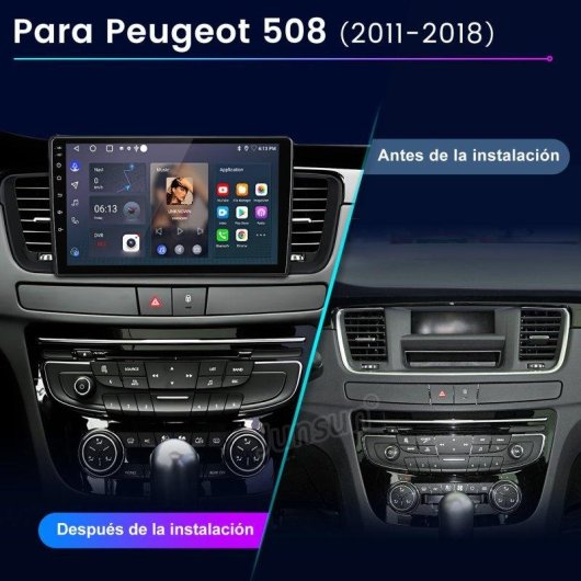 Autoradio JUNSUN Android 15 Carplay GPS 2+64GB 9-Zoll Bluetooth