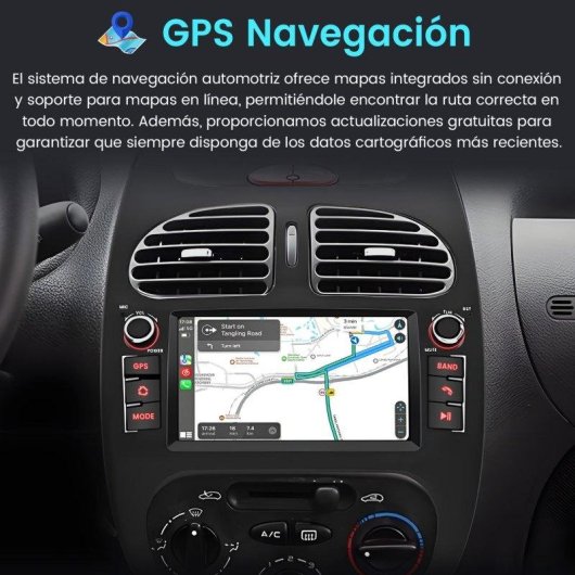 JUNSUN Autoradio 2+64GB Android 15 GPS CarPlay Bluetooth