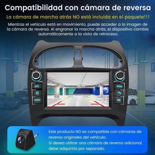 JUNSUN Autoradio 2+64GB Android 15 GPS CarPlay Bluetooth