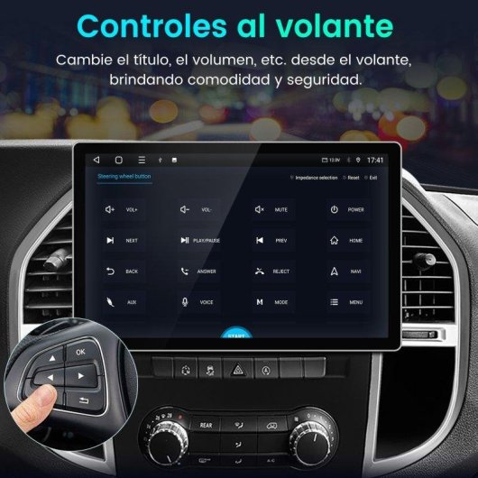 Autoradio JUNSUN 13,1 Zoll Android 15 CarPlay GPS Vito W447