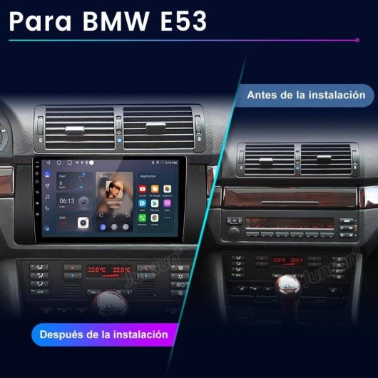 Autoradio JUNSUN Android 15 CarPlay GPS Navigation