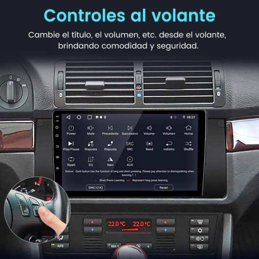 Autoradio JUNSUN Android 15 CarPlay GPS Navigation
