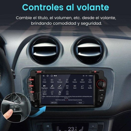 Android 15 Autoradio 2+64gb fuer Seat Ibiza IV 6J