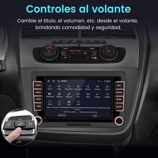 Autoradio JUNSUN 7 Zoll Android 15 CarPlay GPS