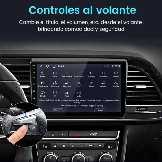 Autoradio JUNSUN V1Pro Android 9 Zoll CarPlay GPS BT Wifi