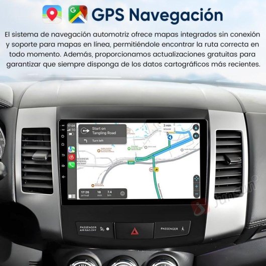 Autoradio JUNSUN Android 15 2+64GB CarPlay GPS Bluetooth 9 Zoll