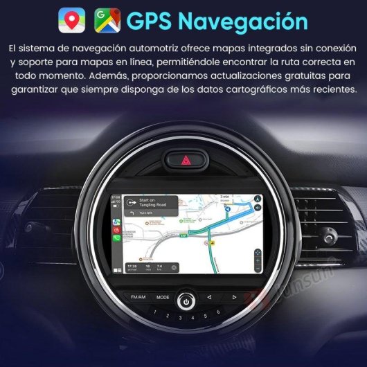 Autoradio JUNSUN 4+64GB Android 15 Octa Core CarPlay