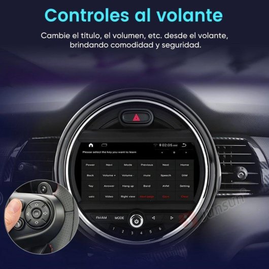 Autoradio JUNSUN 4+64GB Android 15 Octa Core CarPlay