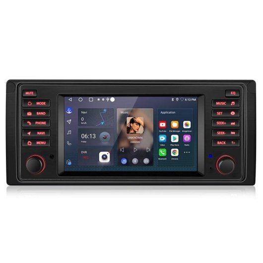 Autoradio Android JUNSUN para BMW Serie E con CarPlay y GPS 7"
