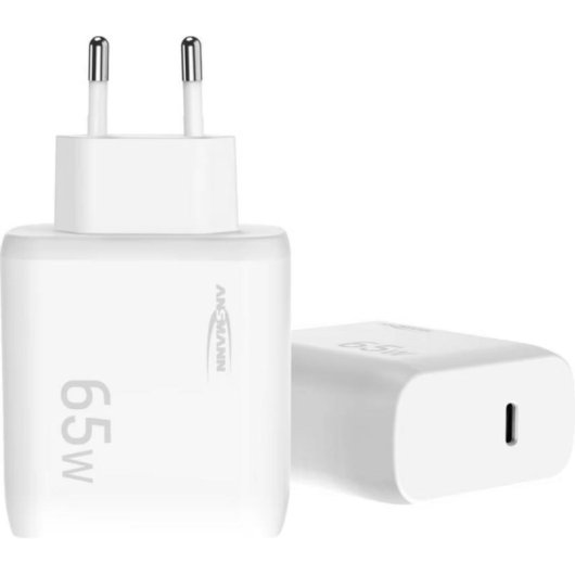 Cargador USB-C Ansmann 65W Quick Charge 1 Puerto