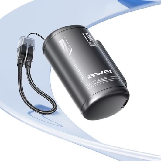 Powerbank Awei WP-117 10000 mAh 22,5 W USB-C Nero