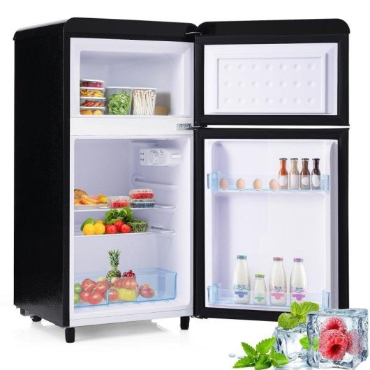 Frigorífico Mini Rolipo Dos Puertas ES314740SAA Defrost 91cm 72L E Negro