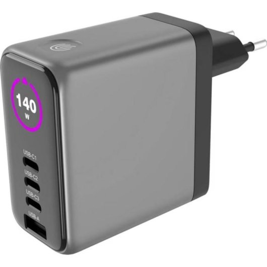 Chargeur USB multi-port Voltcraft UC-140W01 GaN 165W ecran couleur