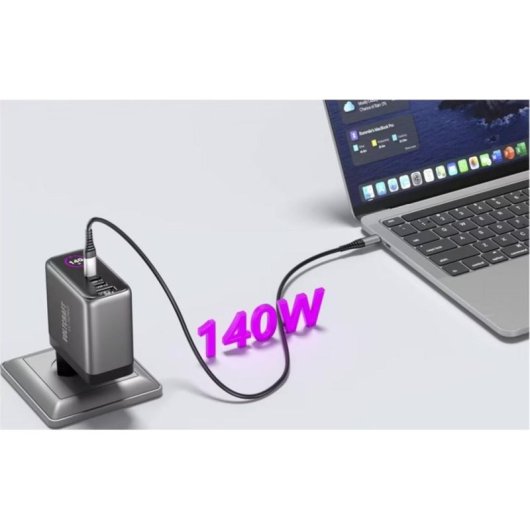 Chargeur USB multi-port Voltcraft UC-140W01 GaN 165W ecran couleur