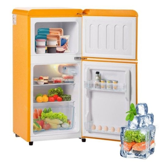 Koelkast Mini Rolipo ES310549GAA Defrost 88,8cm 60L E Geel