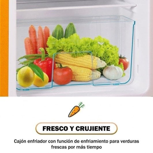 Koelkast Mini Rolipo ES310549GAA Defrost 88,8cm 60L E Geel