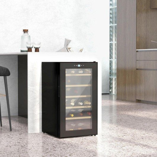 Réfrigérateur Mini Rolipo T3323P298123 75cm 24 bouteilles Noir