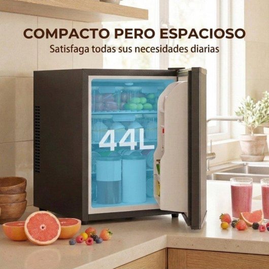 Frigorífico Mini Rolipo T3323P474913 Termostato 51 cm 44 L Negro