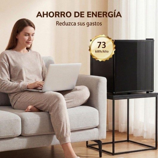 Frigorífico Mini Rolipo T3323P474913 Termostato 51 cm 44 L Negro