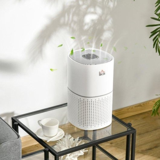Luftreiniger Rolipo 50 W HEPA Negative Ionen 24 m2 4 Stufen