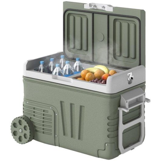 Frigorífico portátil Rolipo T3323P355503 33L silencioso com compressor e rodas