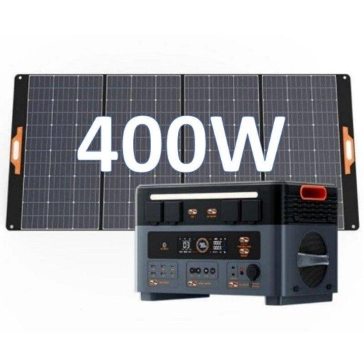 Estación de energía Oscal PowerMax 2400 Pro 2016Wh 16 puertos Batería LiFePO4 Altavoces LED