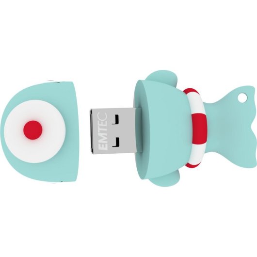 USB-Stick Emtec M337 Whale 16GB USB 2.0 3D-Design Blau