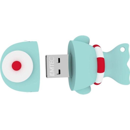 USB-Stick Emtec M337 Whale 16GB USB 2.0 3D-Design Blau