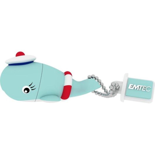 USB-Stick Emtec M337 Whale 16GB USB 2.0 3D-Design Blau