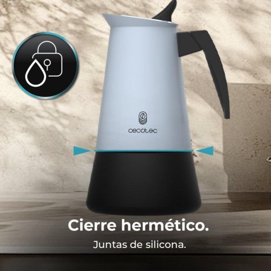 Italienische Espressokanne Cecotec Piccolina 400 Blue 0,2 L 4 Tassen Edelstahl