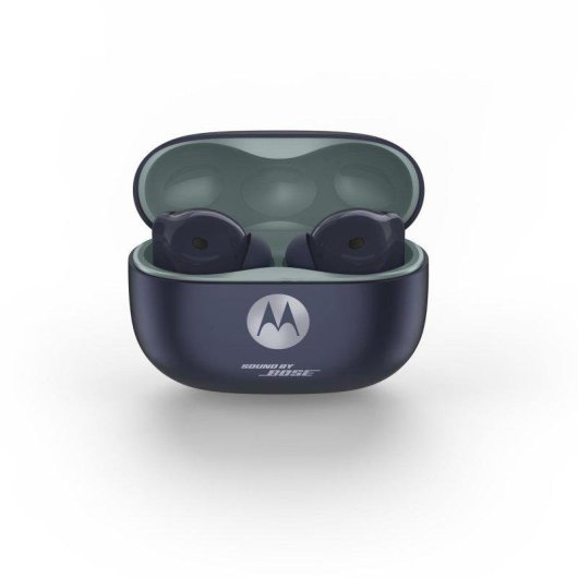 Motorola Moto Buds 2 Plus Bluetooth In-Ear mit ANC, Multipoint, Hi-Res Audio Blau